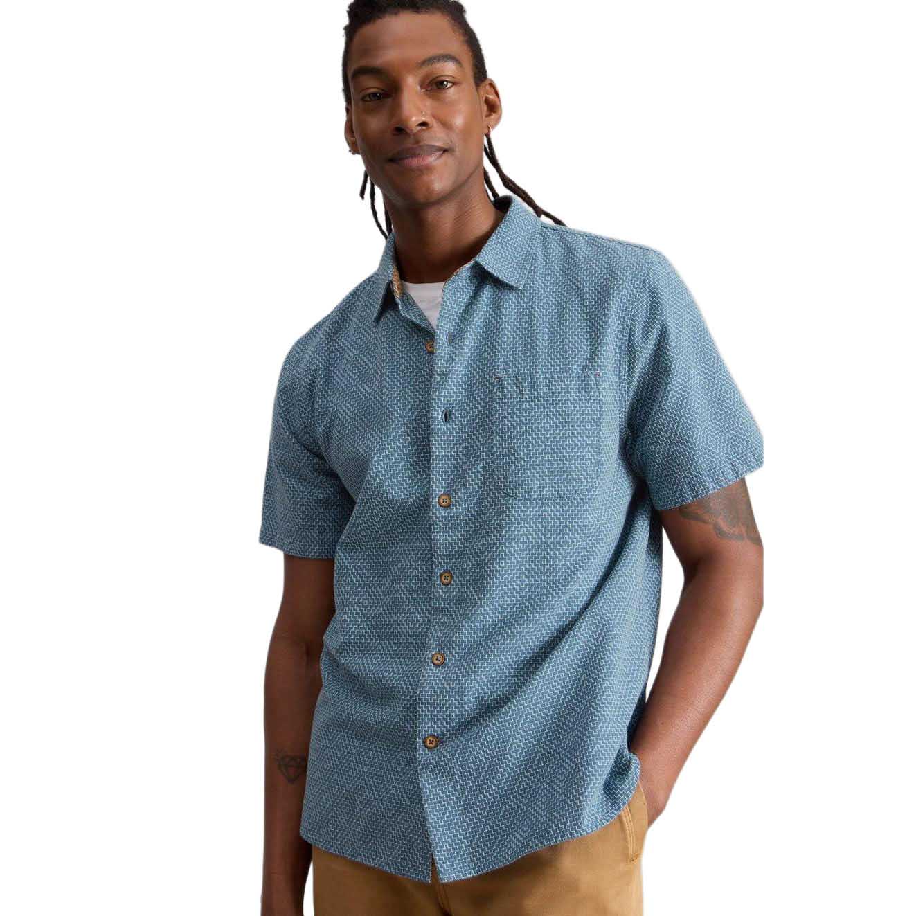 White Stuff Tile Stitch S/S Shirt